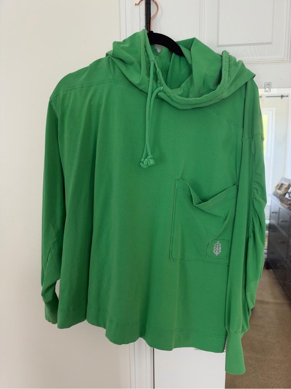 Free People Movement Hot Shot Hooded Layer Green Size Small